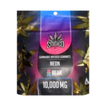 Smashed Cannabis Infused Gummies Neon Bear - THC 10,000mg