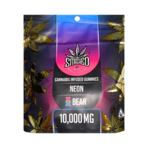 Smashed Cannabis Infused Gummies Neon Bear - THC 10,000mg