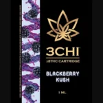 3Chi Delta 8 THC Vape Cartridge with Cannabis Derived Terpenes – Blackberry Kush