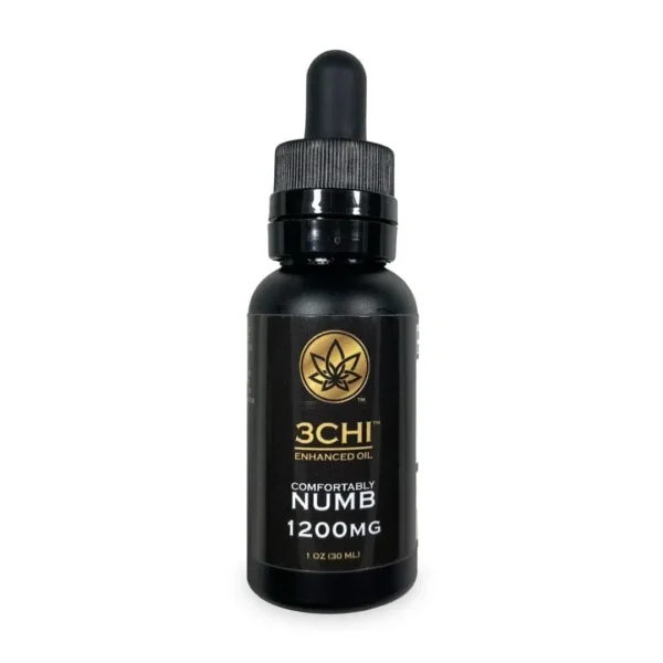 3Chi Delta 8 Comfortably Numb Tincture (600 mg Delta 8 THC, 600 mg CBN, 60 mg CBC)