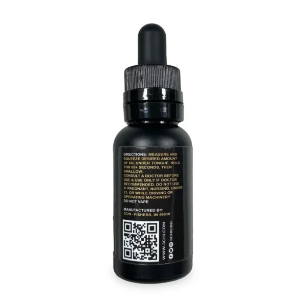 3Chi Delta 8 Comfortably Numb Tincture (600 mg Delta 8 THC, 600 mg CBN, 60 mg CBC) - Image 2