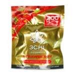 3Chi Delta 9 THC Gummies – Strawberry (200 mg Total Delta 9 THC) - Image 3
