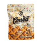 Baked Bags Delta 9 THC Coned – Birthday Cake (150 mg Total Delta 9 THC) - Image 2