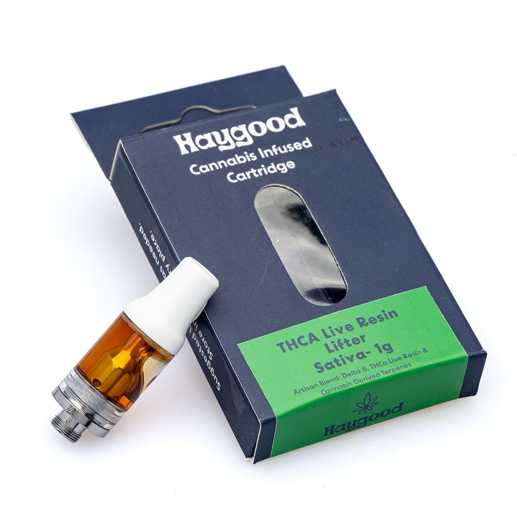 Haygood-Artisan-THCa-Live-Resin-Cartridge-Lifter-Sativa-1-gram-combo Haygood Artisan THCa Live Resin Cartridge – Lifter Sativa (1 gram) - Image 1