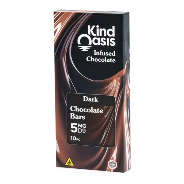 Kind Oasis Delta 9 THC Dark Chocolate Bar - Image 2
