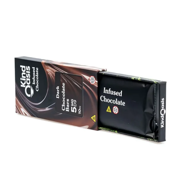 Kind Oasis Delta 9 THC Dark Chocolate Bar - Image 4