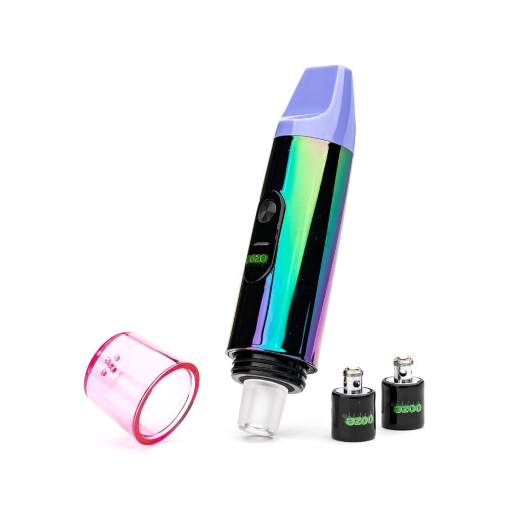 Ooze-Booster-Extract-Vaporizer-Rainbow-Battery Ooze Booster Extract Vaporizer – Rainbow - Image 1