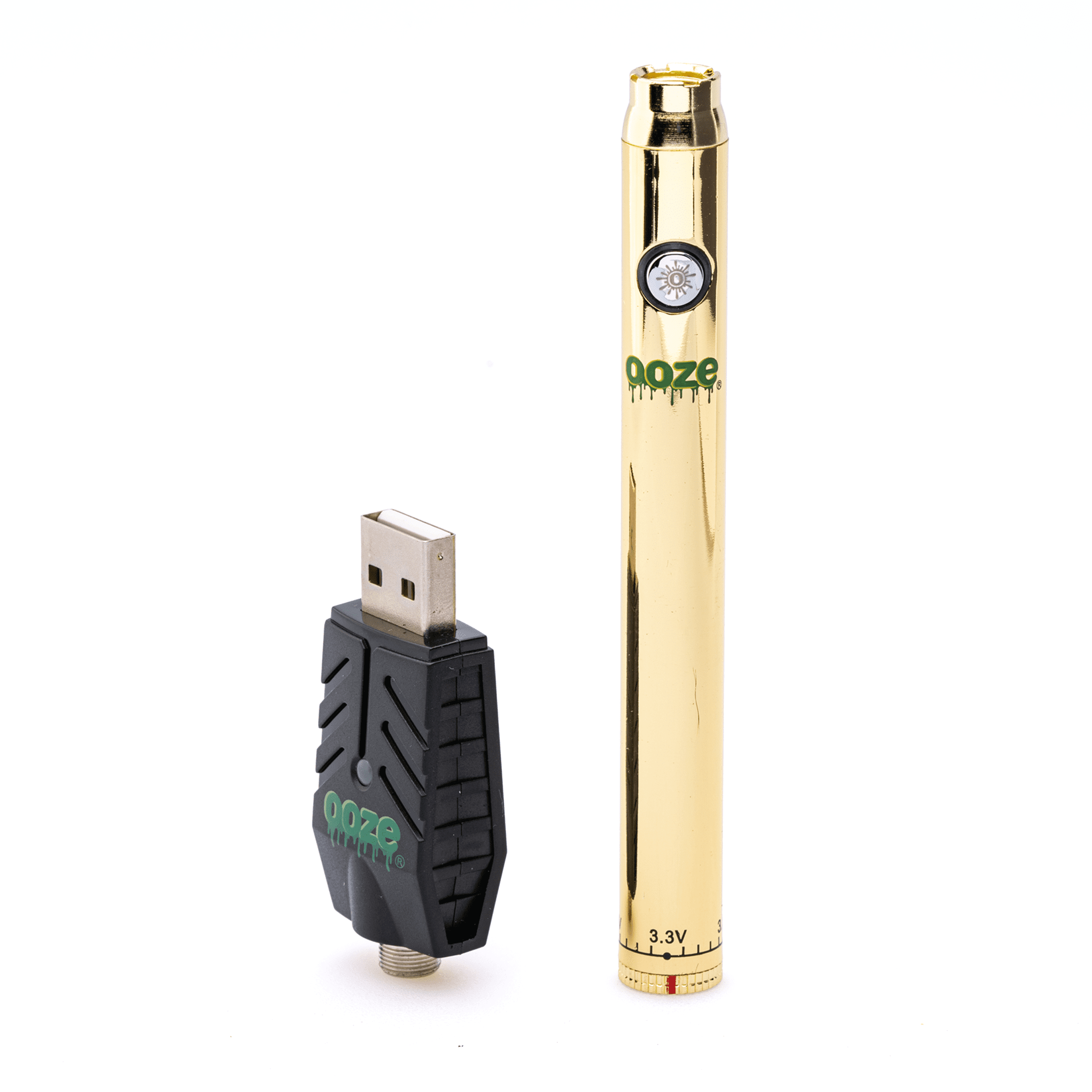 Ooze-Slim-Twist-Pen-Vape-Battery-–-Lucky-Gold-Product Ooze Slim Twist Pen Vape Battery – Lucky Gold - Image 1