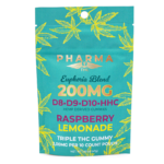 PharmaTHC Euphoria Blend Gummies – Raspberry Lemonade (2000 mg Total Cannabinoids) - Image 2