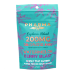 PharmaTHC Euphoria Blend Gummies – Watermelon Berry Blast (4000 mg Total Cannabinoids) - Image 2