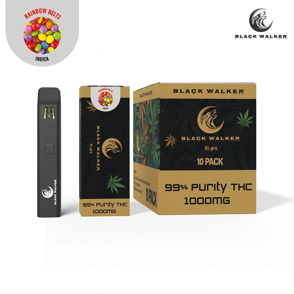 Black Walker Rainbow Belts 1000mg (Indica) Black Walker Rainbow Belts 1000mg (Indica)